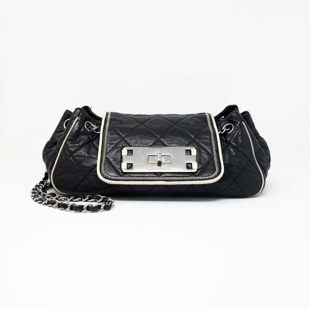 Chanel Lambskin Seasonal Flap Bag Black
